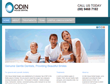 Tablet Screenshot of odindental.com.au